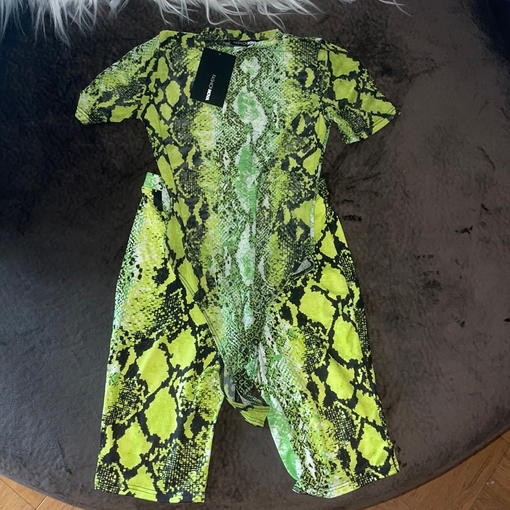 Snake Print 2 Piece Set